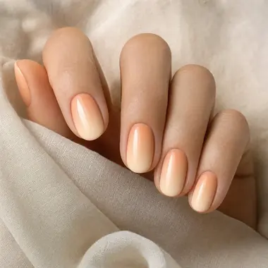 Şeftali ombre